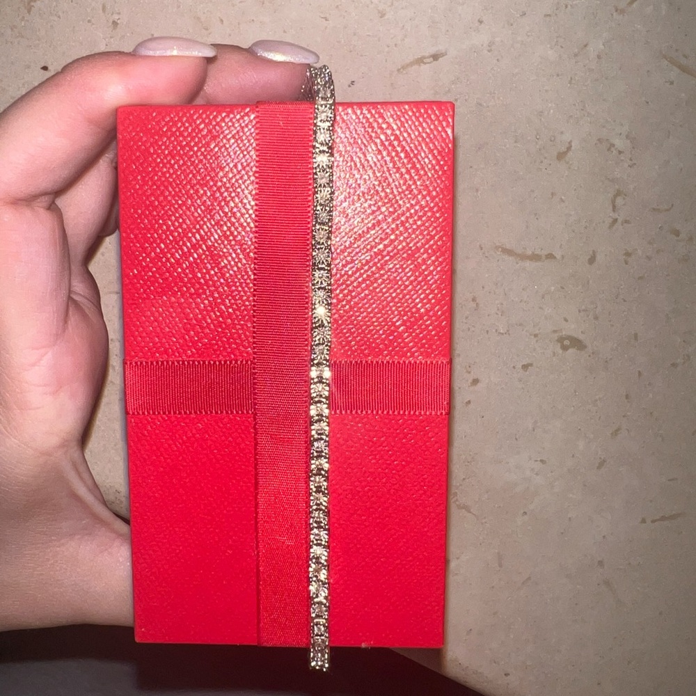 Macy’s 3/4 total ct diamond tennis bracelet
